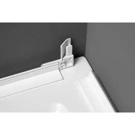 Polysan Siko Laguna Abdeckleiste 2 x 195 cm Weiß