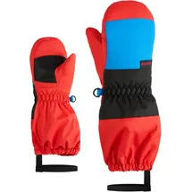 Ziener Fäustlinge "LIWI-Z AS glove mini", Baby, Gr. 2, rot, Obermaterial: 100% Polyester. Innenhand: 100% Polyester. Futter: 100% Polyester. Wattierung: 100% Polyester, Handschuhe Fäustlinge