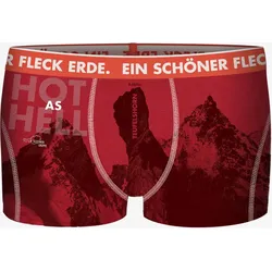 Ein schöner Fleck Erde Boxershorts HOT AS Hell Karminrot karminrot L