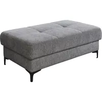 Candy Hockerbank Burnaby Metall 126 x 47 x 76 cm Silber