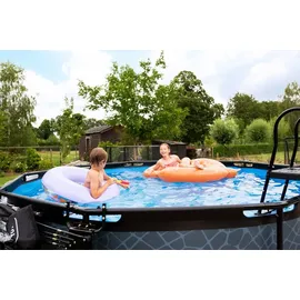 EXIT TOYS Stone Pool Set 360 x 122 cm inkl. Sandfilter
