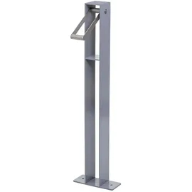 MCW Fahrradbügel MCW-G20, Fahrradständer Anlehnbügel, verzinkter Stahl Outdoor-pulverbeschichtet 96x24x10cm grau