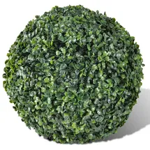 vidaXL Buchsbaumkugeln 2 Stk. Künstlich Formschnitt-Kugel 27 cm