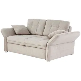 Jockenhöfer Schlafsofa Polyester 2-Sitzer Grau