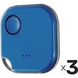 Shelly Bluetooth Schalter u. Dimmer, Blu Button1, Plug&Play, blau, 3er Set