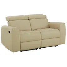 Home Affaire "Sentrano", beige (creme), B:152cm H:82cm T:98cm, NaturLEDER/Kunstleder (Das Leder hat eine Dicke von 0, 9-1, 0 mm);Kunstleder;Webstoff (95% Polyester, 5% Nylon);Struktur fein (95% Polyester, 5% Nylon), Sofas, 152 cm, man. o. elektr.