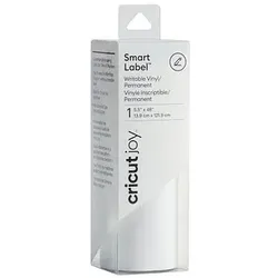 cricutTM Joy Smart Label beschreibbare Vinylfolie permanent weiß 13,9 x 121,9 cm,  1 Rolle