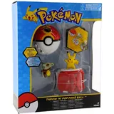 TOMY Wurfball-Set mit Pikachu und Cubone Figur