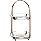 LEONARDO Etagere Cucina, rund, 18.6x32.0x18.6 cm, Tragegriff, zerlegbar, Tischkultur & Servieren, Etageren