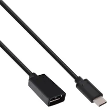 InLine USB 3.1 Adapterkabel, Stecker an A Buchse, 0,15m