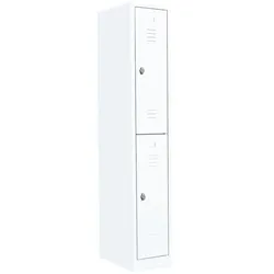 Lüllmann Garderobenschrank - 1 Abteil - 2 Schließfächer