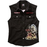 Brandit Textil Brandit Iron Maiden Beast Hemd schwarz M