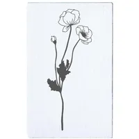 May & berry May and Berry Holzstempel - Mohnblumen,