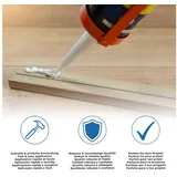 PROVISTON Sockelleisten-Endkappe Endkappen für MDF-Sockelleisten, 15 x 58 mm, Kunststoff, Weiß weiß