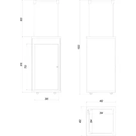 Kratki Terrassenheizer Patio Mini Quarzsinter manuelle Steuerung 8,2kW