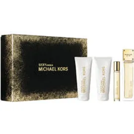 Michael Kors Sexy Amber Eau de Parfum 100 ml + Eau de Parfum 10 ml + Body Lotion 100 ml + Shower Gel 100 ml Geschenkset