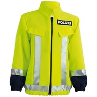 Fritz Fries & Söhne GmbH Kinder Polizei Jacke Neon Kostüm mit Aufschrift (140)