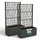 Kreher Pflanzkasten Set 80 x 36 cm Anthrazit