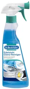 Dr. Beckmann Edelstahl Glanz-Reiniger, Edelstahlreiniger für schnelle Reinigung und streifenfreien Glanz, 250 ml - Sprühflasche