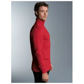 TRIGEMA Rollkragenshirt "TRIGEMA Langarm Ski- und Sport-Rollkragenpullover", Herren, Gr. XS, braun (kirsch), Feinripp, 100% Baumwolle (Bio-Baumwolle kbA), Basic, normal, ohne Ausschnitt, Shirts
