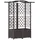 vidaXL Hochbeet mit Rankgitter und Dach 122 x 40 x 141 cm Braun