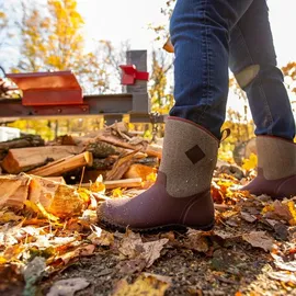 Muck Boots Damen Muckster II Mid Gummistiefel, Raisin, 35 EU - 35 EU