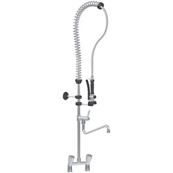 GastroHero Zweiloch Geschirrwaschbrause Profi 100 + Mischbatterie