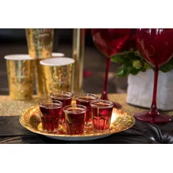 216 Mehrweg Schnapsgläser Schnaps Becher transparent 40ml 4cl Wiederverwendbar Kunststoff unzerbrechlich Shot