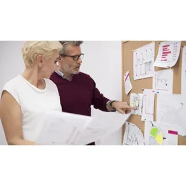 ALLboards Pinnwand mit Holz Rahmen 150x100cm Korktafel Korkwand Pinnwand Kork