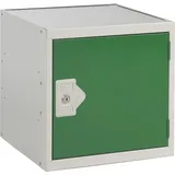 Rs Pro, Werkstattschrank, Cube locker grey carcass green doors (30 cm, 30 cm)