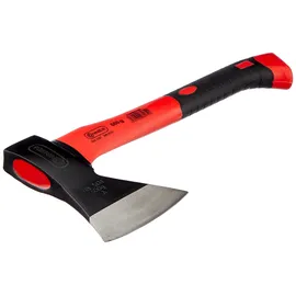 Connex Beil 600 g - Vibrationsarmer Glasfaserstiel - Kompakte Form - Gummiertes Griffende - Zur präzisen Bearbeitung von Holz / Handbeil mit Schneidschutz / Spaltbeil / Camping-Beil / COX841460