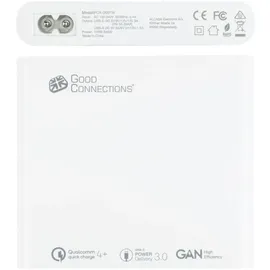 Good Connections PCA-D001W Indoor, AC, Aufladekompatibilität: Universal. Eingan... (120 W), USB Ladegerät, Weiss