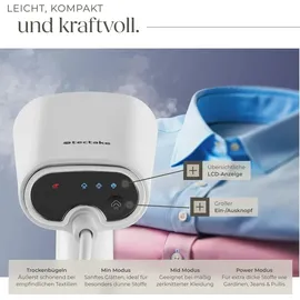 Tectake Dampfglätter 1640 W weiß