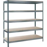 SCHULTE Regalwelt Schwerlastregal XXL 200x160x60 cm (HxBxT), granit-struktur