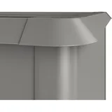 Biohort Schneckenschutz 1,5 x 0,5 m Quarzgrau-Metallic