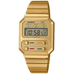 Casio A100WEG-9AEF Vintage Edgy Uhr Goldfarben