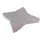 Homescapes Bodenkissen Stern 70 x 48 x 7 cm Grau Rosa