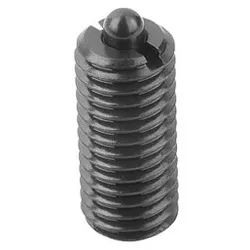FEDERNDES DRUCKSTÜCK LEICHTE FEDERKRAFT D=M16 L=32, STAHL, KOMP:BOLZEN AUS STAHL