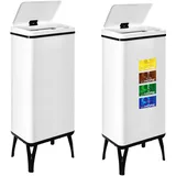well home mobiliario & decoración Smart Mülleimer 60 l Weiß