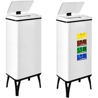 well home mobiliario & decoración Smart Mülleimer 60 l Weiß