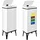well home mobiliario & decoración Smart Mülleimer 60 l Weiß