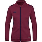 Damen Polyesterjacke Maroon/Marine 40