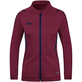 Jako Damen Polyesterjacke Challenge, Maroon/Marine, 40