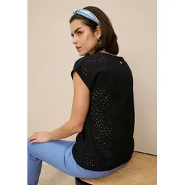TAMARIS Spitzenshirt schwarz 38
