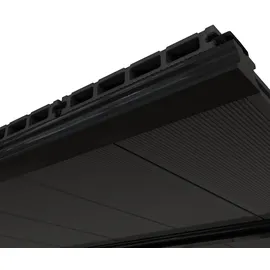 Juskys Terrassendiele 220 cm anthrazit