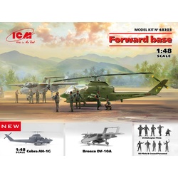 ICM Forward base Cobra AH-1G+Bronco OV-10A w.US Pilots&Ground Person a. HelicoPilots