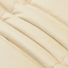 vidaXL Sommerdecke Gepolstert Creme 200 x 220 cm Mikrofaser