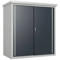 Garten-Geräteschrank TRIMETALS "Guardian", grau (anthrazit), Stahl, Gerätehäuser