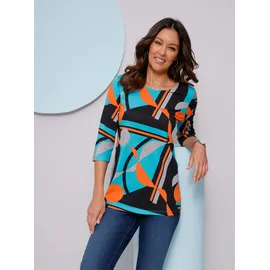 Sieh an! Longshirt Schwarz 48