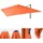 MCW Ersatzbezug für Sonnenschirm  A96 Polyester 3,5 x 3,5 m Rot